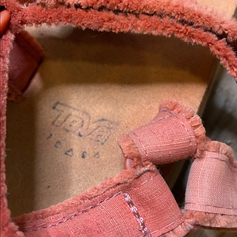 Teva Platform Sandals Coral Pink Hiking Sandals Women’s 7 Gorpcore Summer Y2K - Picture 2 of 9